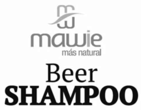MM MAWIE MÁS NATURAL BEER SHAMPOO Logo (USPTO, 04.09.2019)