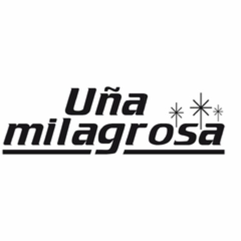 UNA MILAGROSA Logo (USPTO, 28.10.2019)