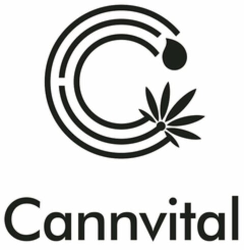 C CANNVITAL Logo (USPTO, 03/19/2020)