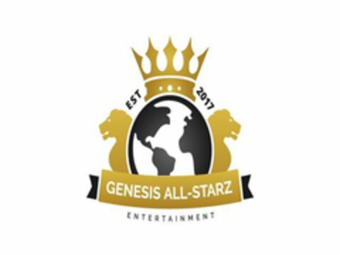 EST. 2017 GENESIS ALL-STARZ ENTERTAINMENT Logo (USPTO, 03/31/2020)