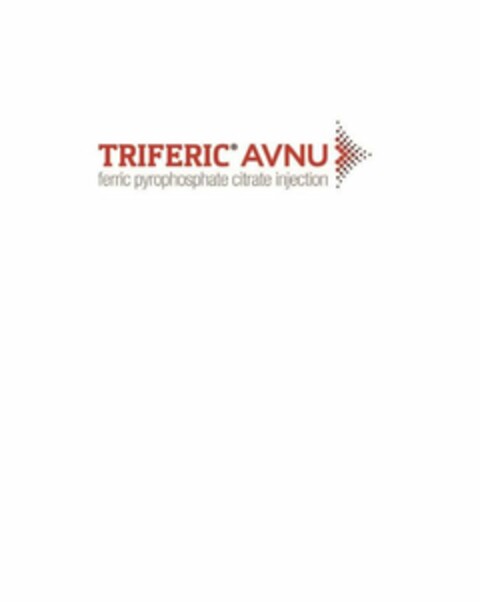 TRIFERIC AVNU FERRIC PYROPHOSPHATE CITRATE INJECTION Logo (USPTO, 07.05.2020)