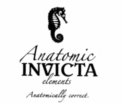 ANATOMIC INVICTA ELEMENTS ANATOMICALLY CORRECT Logo (USPTO, 01.06.2009)