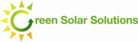 GREEN SOLAR SOLUTIONS Logo (USPTO, 09/10/2009)