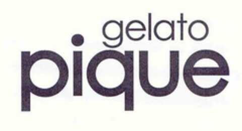 GELATO PIQUE Logo (USPTO, 23.03.2010)