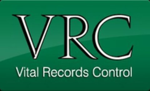 VRC VITAL RECORDS CONTROL Logo (USPTO, 23.08.2010)