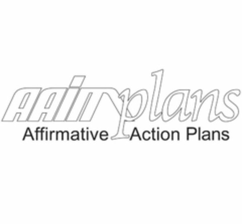 AAIMPLANS AFFIRMATIVE ACTION PLANS Logo (USPTO, 29.06.2011)