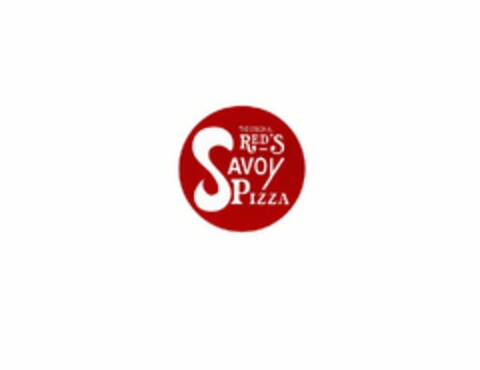 THE ORIGINAL RED'S SAVOY PIZZA Logo (USPTO, 09/08/2011)