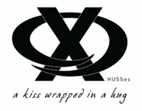 XO HUSSES A KISS WRAPPED IN A HUG Logo (USPTO, 12/01/2011)