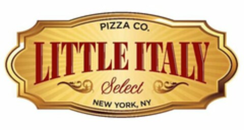 PIZZA CO. LITTLE ITALY SELECT NEW YORK, NY Logo (USPTO, 01.03.2012)