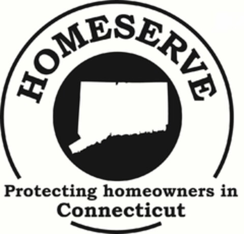 HOMESERVE PROTECTING HOMEOWNERS IN CONNECTICUT Logo (USPTO, 01/07/2013)