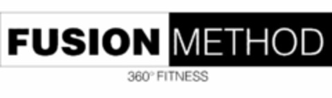 FUSION METHOD 360° FITNESS Logo (USPTO, 04/25/2013)