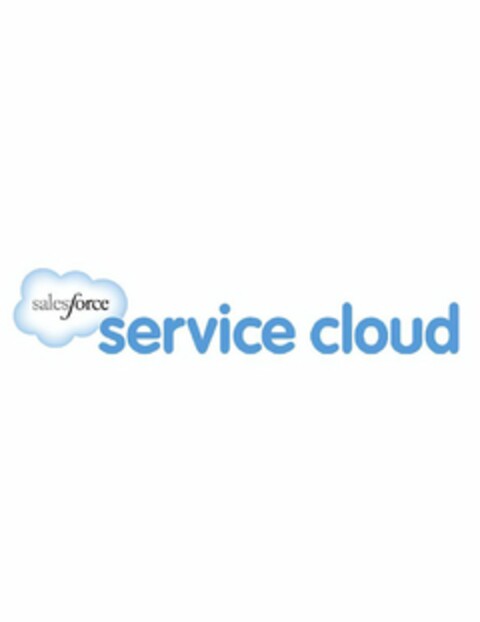 SALESFORCE SERVICE CLOUD Logo (USPTO, 21.06.2013)