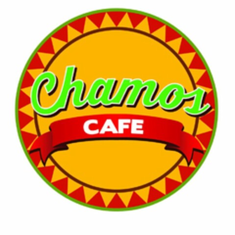 CHAMOS CAFE Logo (USPTO, 03/17/2014)