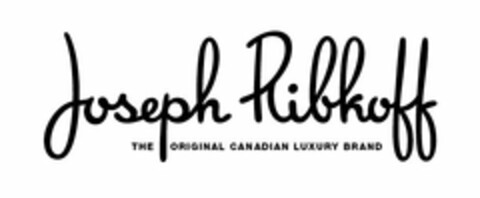 JOSEPH RIBKOFF THE ORIGINAL CANADIAN LUXURY BRAND Logo (USPTO, 04/30/2014)