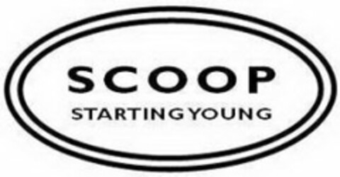 SCOOP STARTING YOUNG Logo (USPTO, 16.07.2014)
