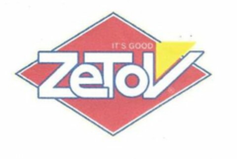 ZETOV, IT'S GOOD Logo (USPTO, 02.11.2014)