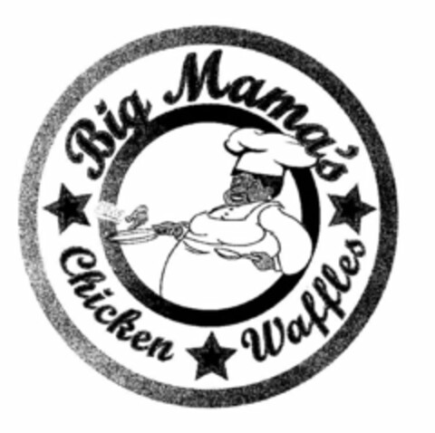 BIG MAMA'S CHICKEN WAFFLES Logo (USPTO, 27.07.2015)