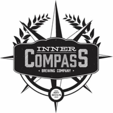 INNER COMPASS BREWING COMPANY EST 2014 Logo (USPTO, 24.09.2015)