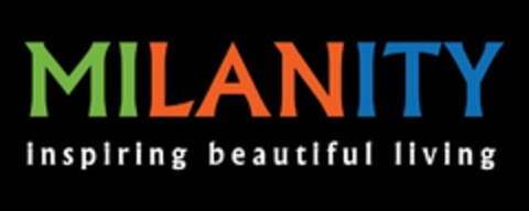 MILANITY INSPIRING BEAUTIFUL LIVING Logo (USPTO, 04/05/2016)