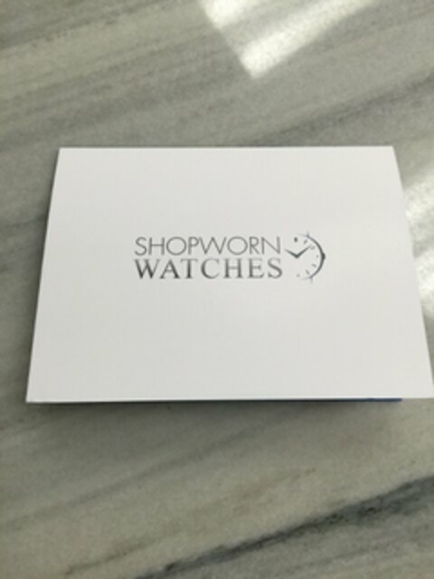 SHOPWORN WATCHES Logo (USPTO, 16.05.2016)