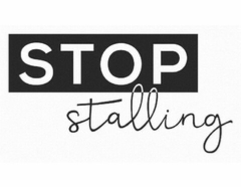 STOP STALLING Logo (USPTO, 31.08.2016)