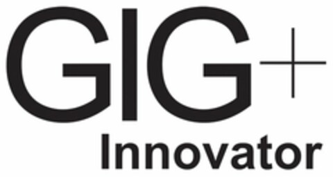 GIG+ INNOVATOR Logo (USPTO, 09/14/2016)