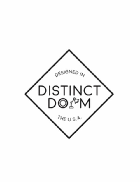 DISTINCT DORM DESIGNED IN THE U.S.A. Logo (USPTO, 03.10.2016)