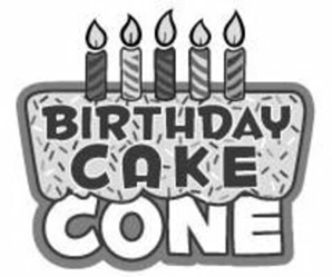 BIRTHDAY CAKE CONE Logo (USPTO, 11/21/2017)