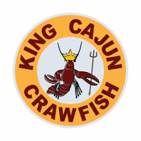 KING CAJUN CRAWFISH Logo (USPTO, 01/24/2018)