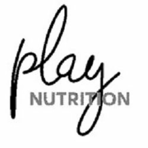 PLAY NUTRITION Logo (USPTO, 19.10.2018)