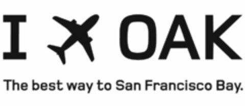 I OAK THE BEST WAY TO SAN FRANCISCO BAY Logo (USPTO, 09.07.2019)