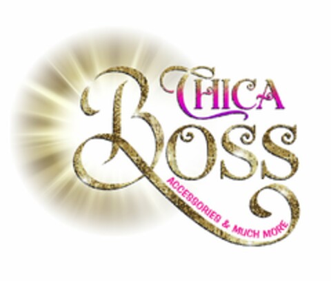 CHICA BOSS ACCESSORIES & MUCH MORE Logo (USPTO, 12.07.2019)