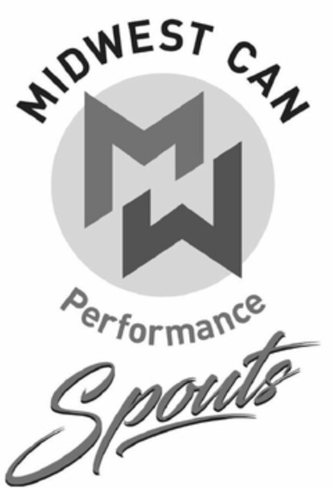 MIDWEST CAN MW PERFORMANCE SPOUTS Logo (USPTO, 29.07.2019)