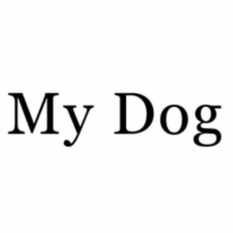 MY DOG Logo (USPTO, 25.09.2019)