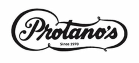 PROTANO'S SINCE 1970 Logo (USPTO, 24.10.2019)
