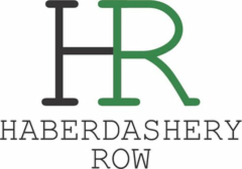 HR HABERDASHERY ROW Logo (USPTO, 04/17/2020)