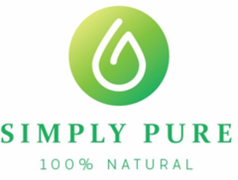 SIMPLY PURE 100% NATURAL Logo (USPTO, 29.05.2020)