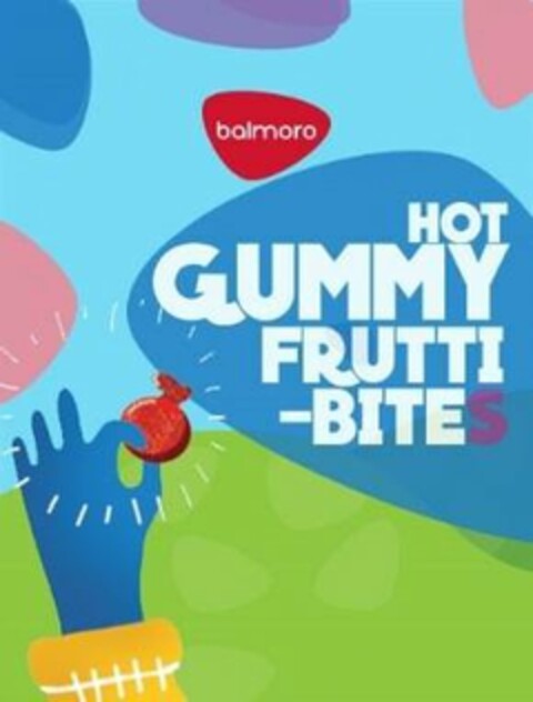 BALMORO HOT GUMMY FRUTTI-BITES Logo (USPTO, 07.08.2020)
