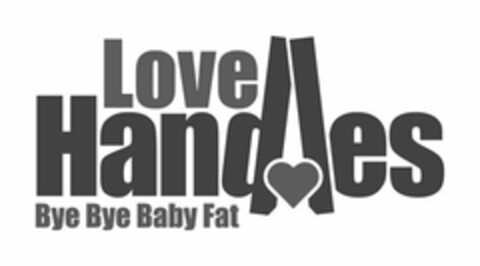 LOVE HANDLES BYE BYE BABY FAT Logo (USPTO, 07/02/2009)