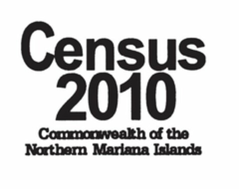 CENSUS 2010 COMMONWEALTH OF THE NORTHERN MARIANA ISLANDS Logo (USPTO, 14.08.2009)