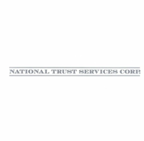 NATIONAL TRUST SERVICES CORP. Logo (USPTO, 20.10.2009)