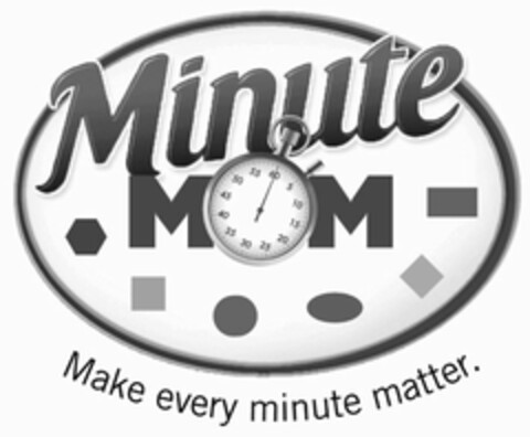 MINUTE MOM MAKE EVERY MINUTE MATTER. Logo (USPTO, 04/19/2010)