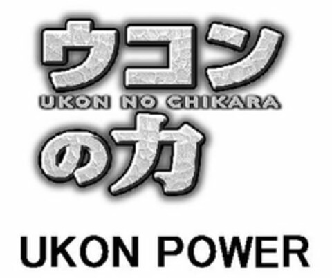 UKON NO CHIKARA UKON POWER Logo (USPTO, 06/25/2010)