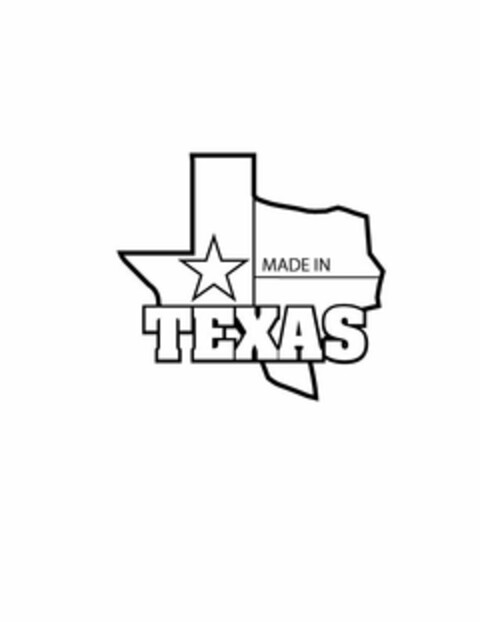 MADE IN TEXAS Logo (USPTO, 06.08.2010)