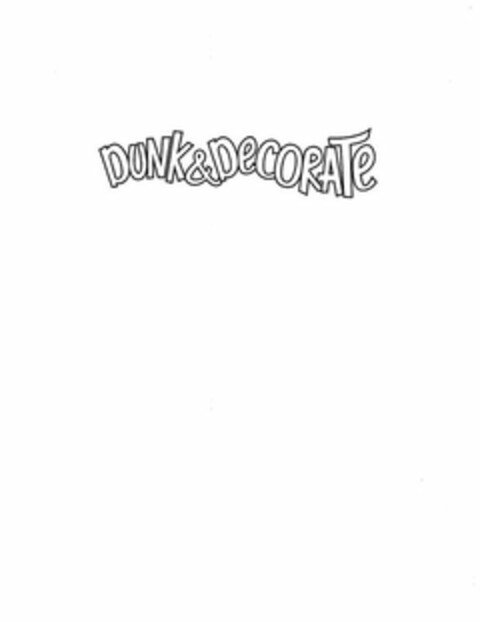 DUNK&DECORATE Logo (USPTO, 02/24/2011)