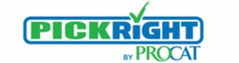 PICKRIGHT BY PROCAT Logo (USPTO, 03.08.2011)