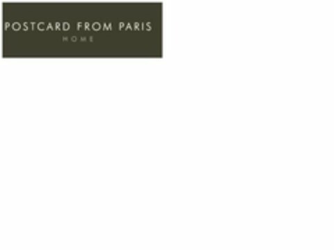 POSTCARD FROM PARIS HOME Logo (USPTO, 11/15/2011)