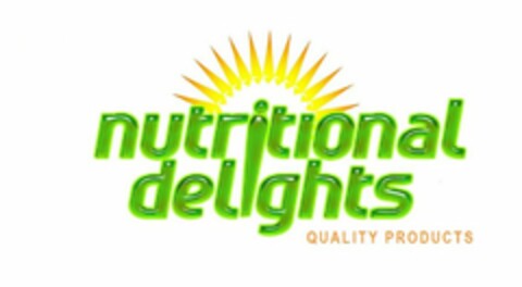 NUTRITIONAL DELIGHTS QUALITY PRODUCTS Logo (USPTO, 01/03/2012)