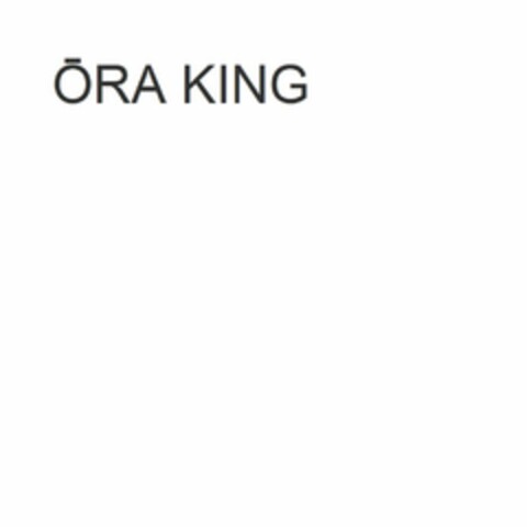 ORA KING Logo (USPTO, 08/01/2012)