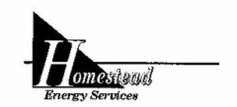 HOMESTEAD ENERGY SERVICES Logo (USPTO, 16.05.2013)